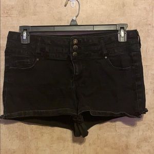 Black shirt shorts